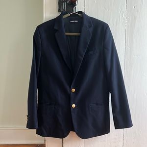Lands End boys nazy blue blazer with gold buttons. Size 18.